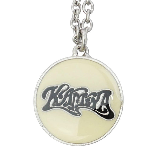 カミヤ G16AC203-0 WAVY KAMIYA Necklace Brass 真鍮 ネックレス シルバー系【極上美品】【中古】