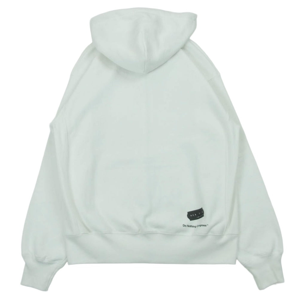 Do Nothing Congress AKA SIX エーケーエー シックス Tea For Two ジップアップ フーディー パーカー ホワイト系 L【中古】