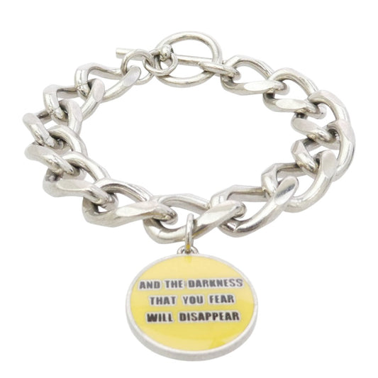 カミヤ G16AC208-0 DARKNESS CHARM Bracelet Brass 真鍮 ダークネス チャーム ブレスレット シルバー系【極上美品】【中古】