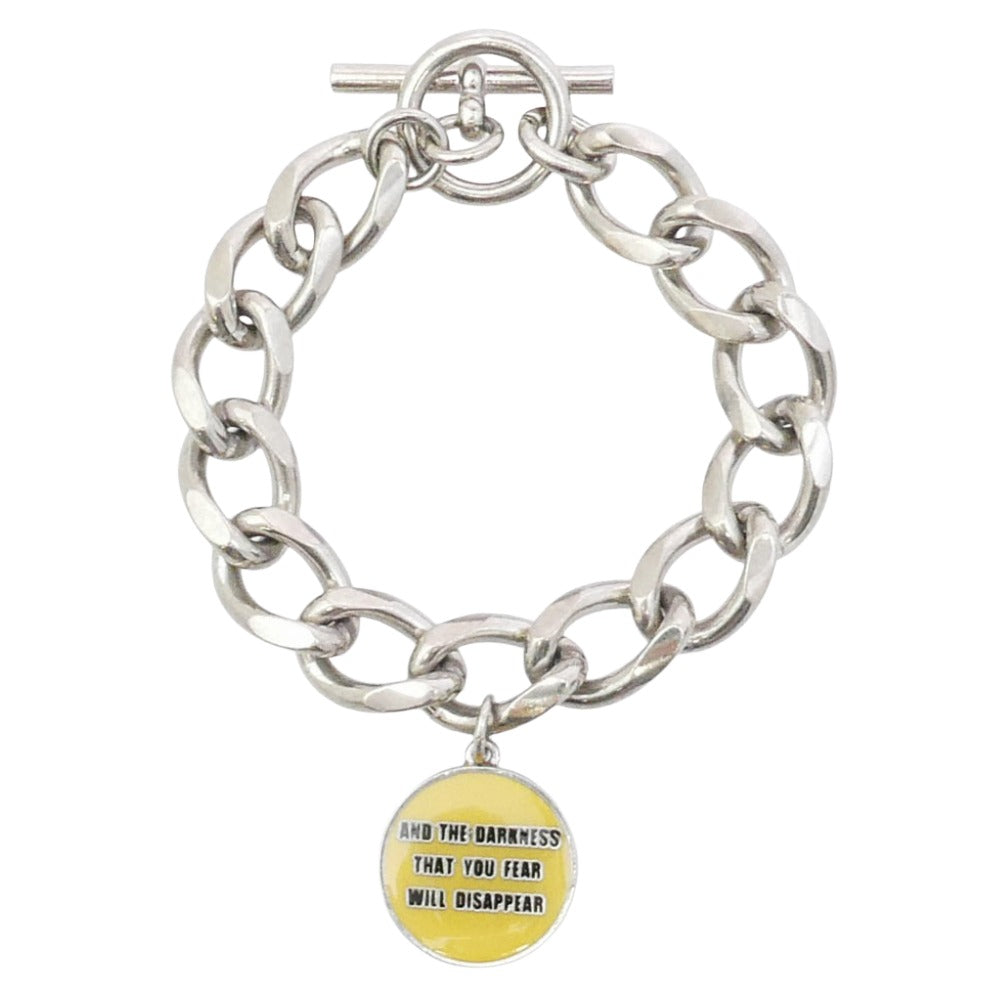 カミヤ G16AC208-0 DARKNESS CHARM Bracelet Brass 真鍮 ダークネス チャーム ブレスレット シルバー系【極上美品】【中古】