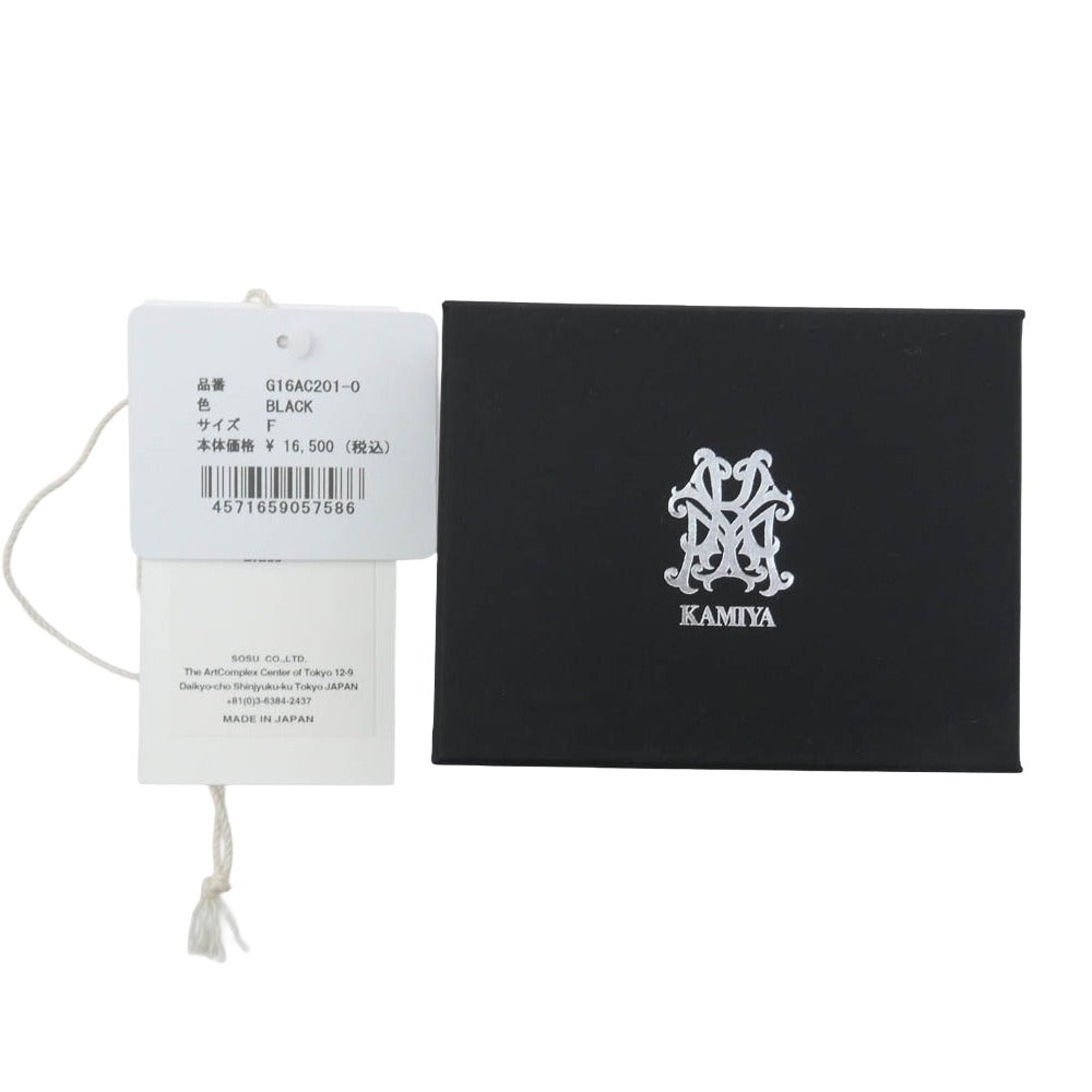 カミヤ G16AC201-0 KMY Ball Chain Bracelet BRASS 真鍮 ボールチェーン ブレスレット ブラック系【極上美品】【中古】