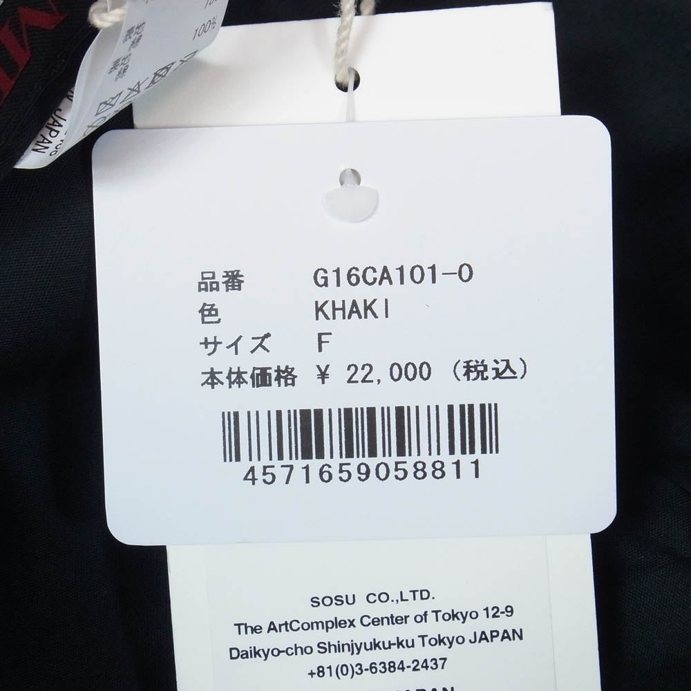 カミヤ CA4LA カシラ 26SS G16CA101-0 KMY Cap キャップ 帽子 カーキ系 F【極上美品】【中古】