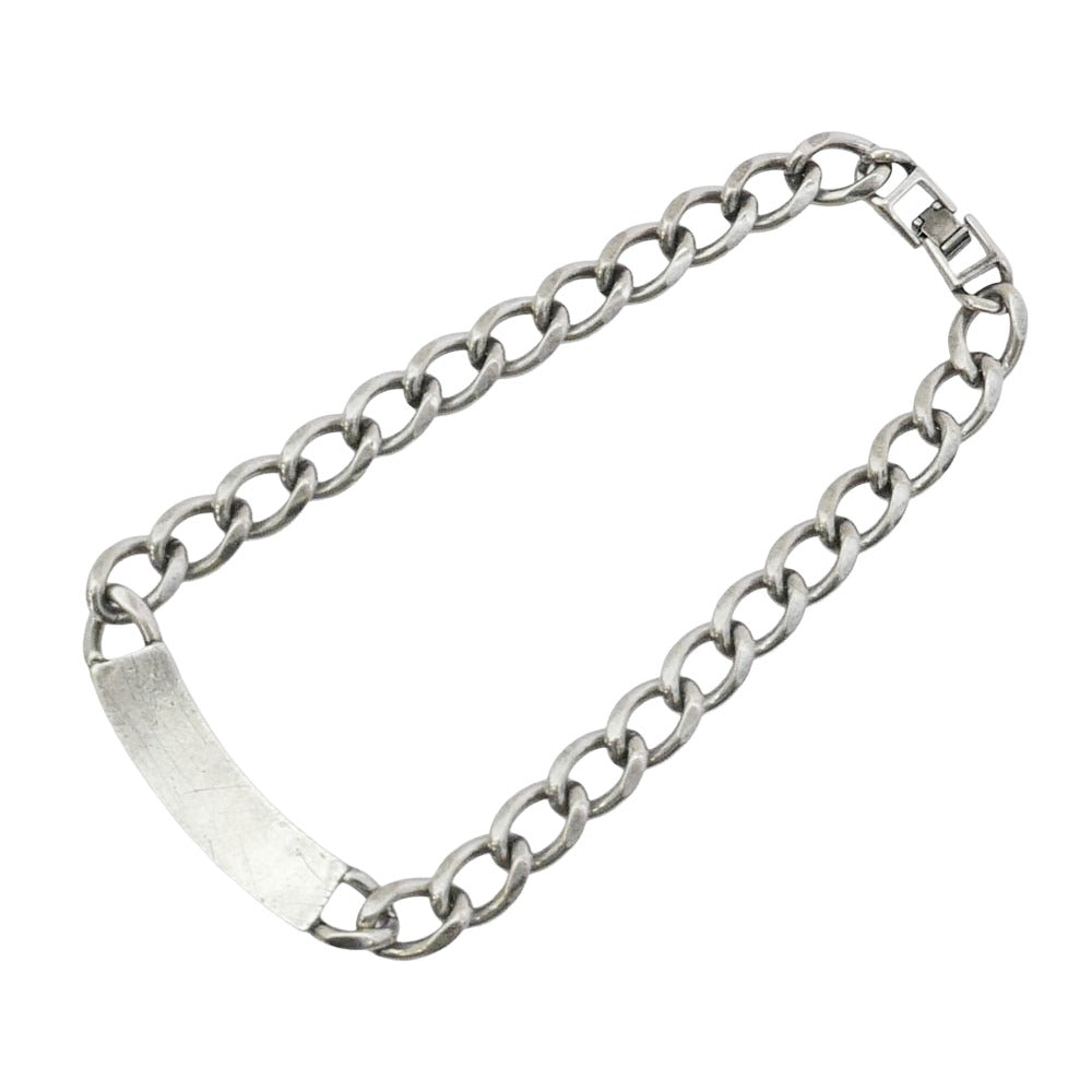 カミヤ G16AC211-0 ID Choker 喜平チェーン BRASS 真鍮 USED加工 チョーカー シルバー系 ブラック系【極上美品】【中古】