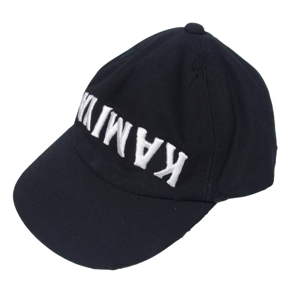 カミヤ G16CA104-0 Upside-Down Cap アップサイドダウン キャップ 帽子 ブラック系 F【極上美品】【中古】