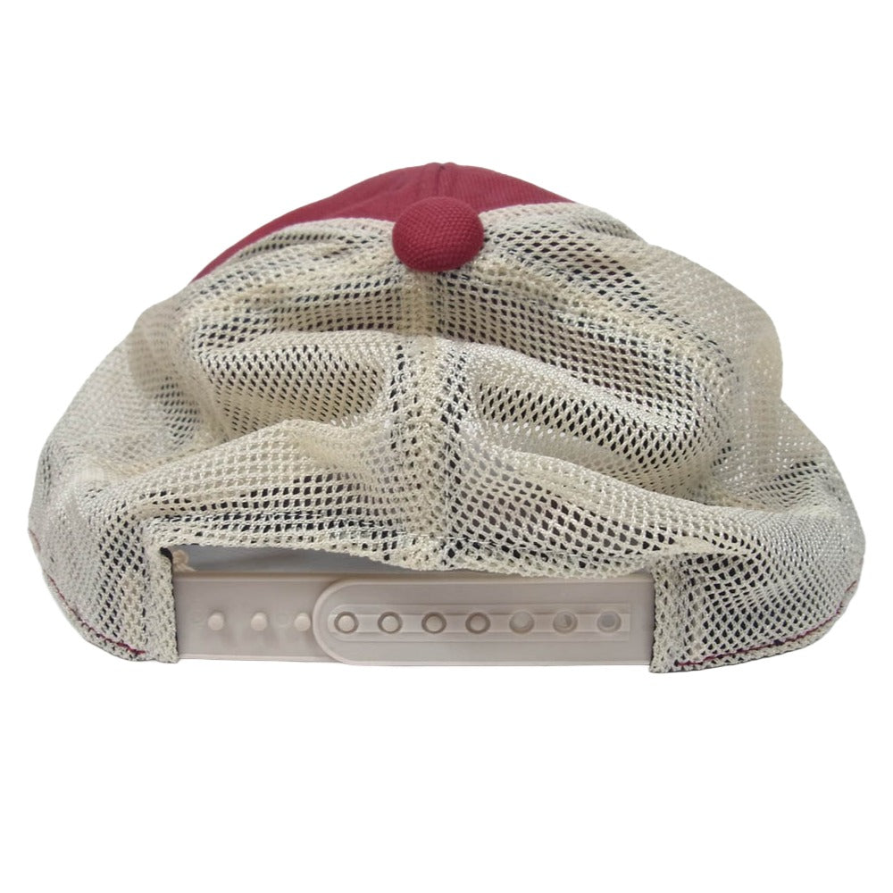カミヤ CA4LA カシラ G16CA103-0 Distressed Mesh Cap メッシュ キャップ 帽子 レッド系 F【極上美品】【中古】