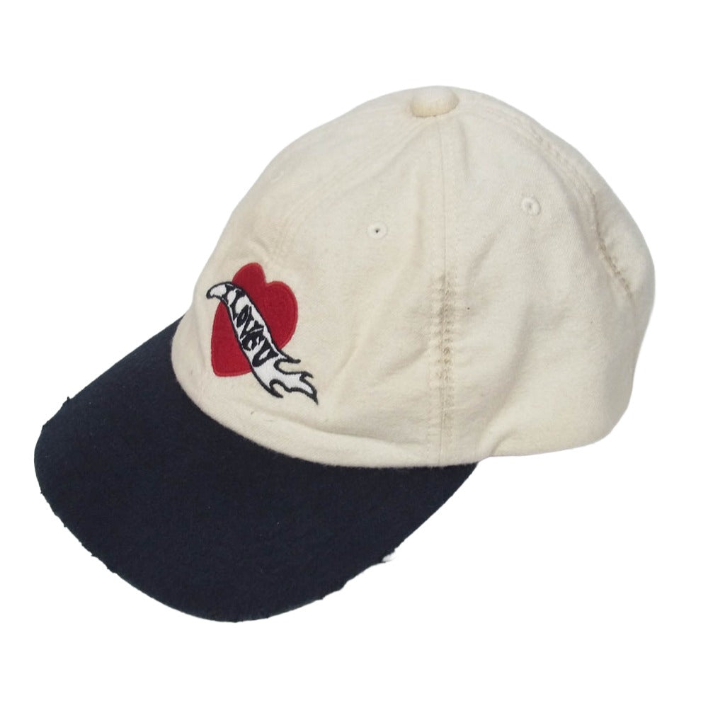 カミヤ G15CA103-0 I LOVE U DistressedCap キャップ 帽子 ブラック系 F【極上美品】【中古】