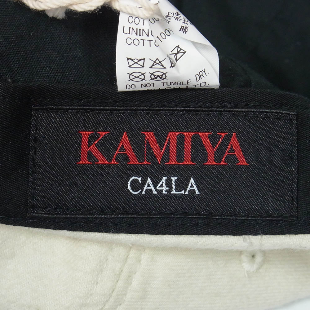 カミヤ G15CA103-0 I LOVE U DistressedCap キャップ 帽子 ブラック系 F【極上美品】【中古】