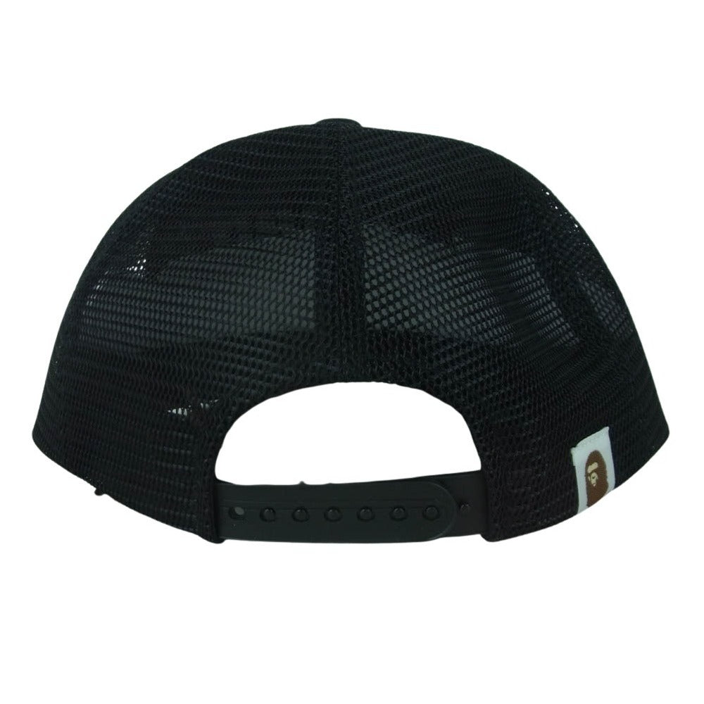 SAINT MICHAEL セントマイケル 26SS SM-MK8-0000-C59 BAPE MESH CAP ベイプ メッシュ キャップ ブラック系 F【極上美品】【中古】