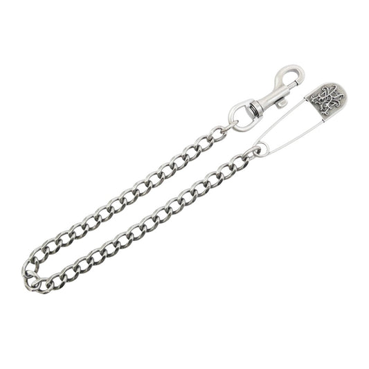 カミヤ G11AC060-0 Wallet Chain BRASS 真鍮 ピン 喜平 ウォレットチェーン シルバー系 ブラック系【極上美品】【中古】