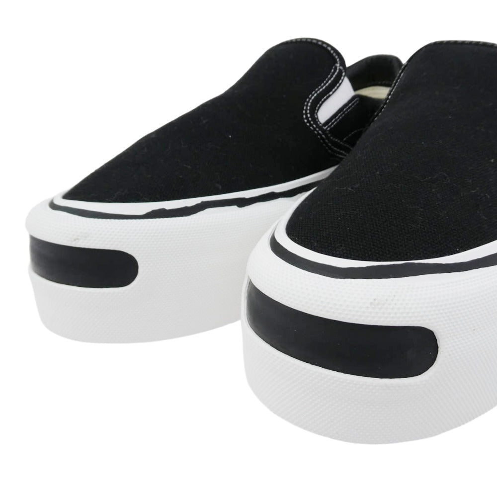 カミヤ G15FW703 Cornell Platform Slip on Sneaker コーネル プラットフォーム スリッポン スニーカー ブラック系 41【極上美品】【中古】