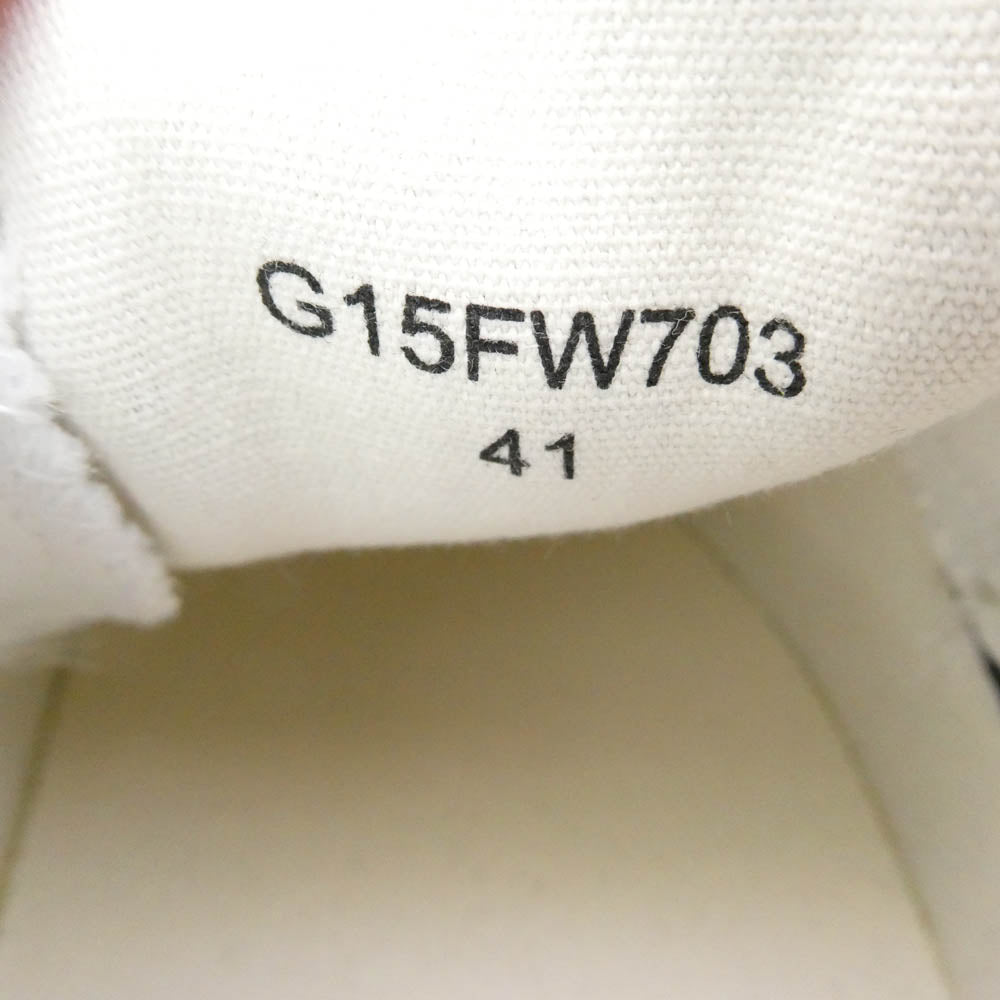 カミヤ G15FW703 Cornell Platform Slip on Sneaker コーネル プラットフォーム スリッポン スニーカー ブラック系 41【極上美品】【中古】