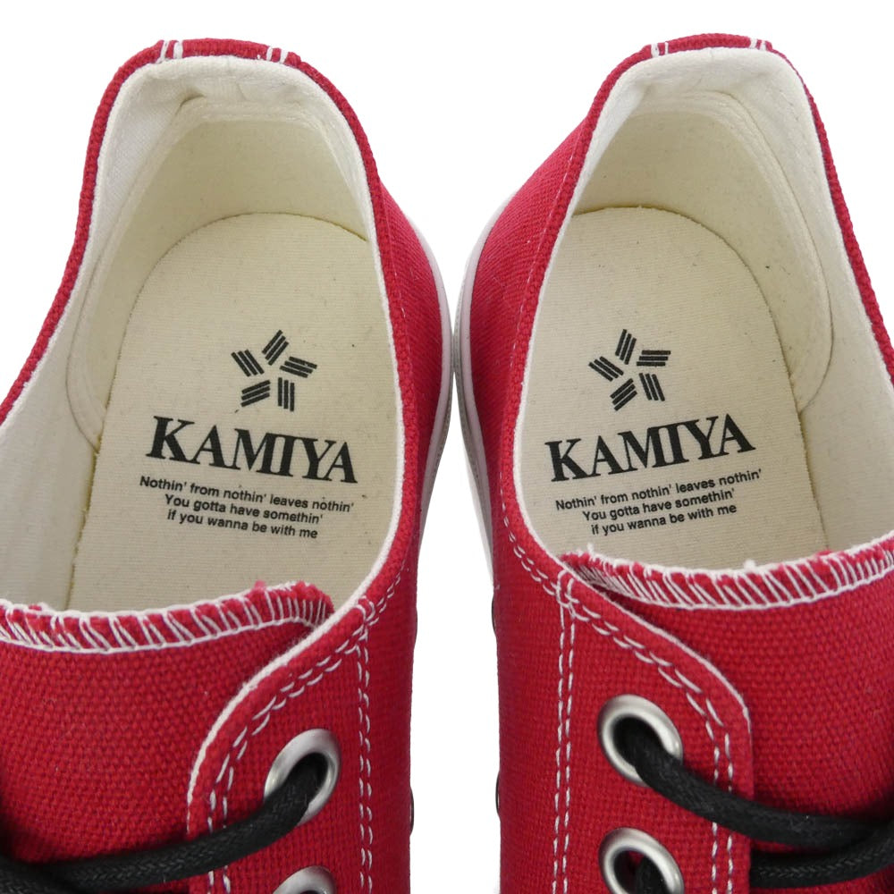 カミヤ G15FW702 Joey Platform Sneaker ジョーイ プラットフォーム スニーカー レッド系 41【極上美品】【中古】