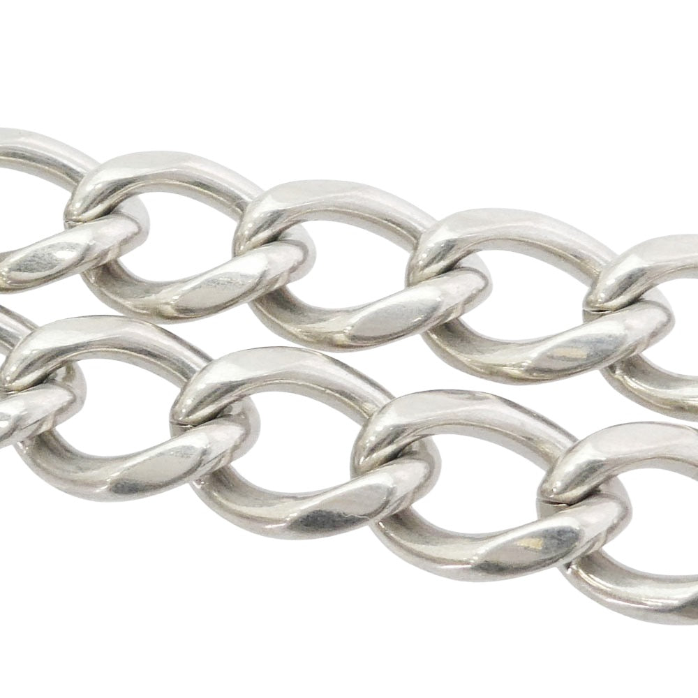 カミヤ G12AC075-0 Long Wallet Chain BRASS ピン 喜平 真鍮 ウォレットチェーン シルバー系【極上美品】【中古】