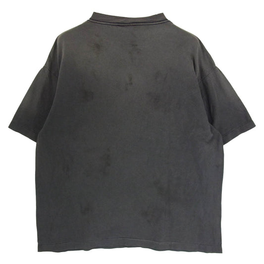 SAINT MICHAEL セントマイケル 26SS SM-MK8-0000-004 GOD SAINT SS T-SHIRT 半袖 Tシャツ カットソー グレー系 L【美品】【中古】