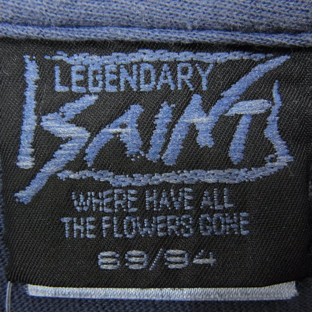 SAINT MICHAEL セントマイケル 26SS SM-MK8-0000-C50 BAPE_SS T-SHIRT FADE AWAY LV 半袖 Tシャツ カットソー ネイビー系 L【美品】【中古】