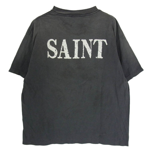 SAINT MICHAEL セントマイケル 26SS SM-MK8-0000-C78 DN_SS T-SHIRT DETH NOTE デスノート 半袖 Tシャツ カットソー グレー系 L【美品】【中古】