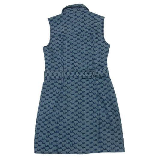 Michael Kors マイケルコース MKシグネチャーロゴ ノースリーブ デニム ワンピース インディゴブルー系 2 / 26【中古】