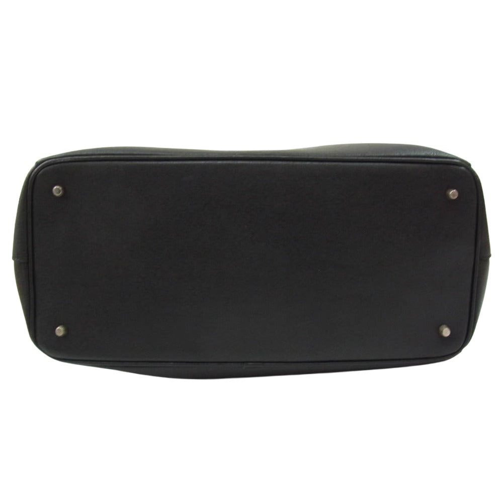 Furla フルラ G6451 リンダ レザー トートバッグ ハンドバッグ ブラック系【中古】