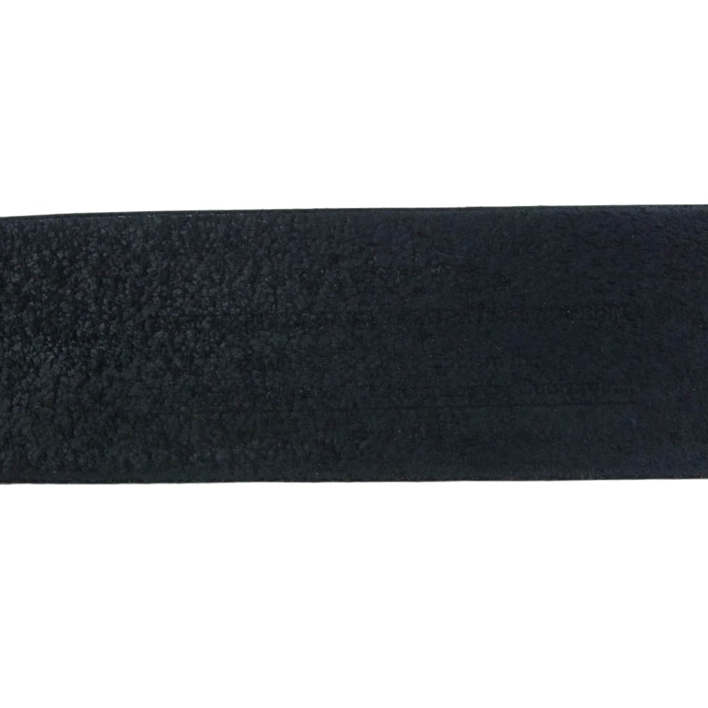 VISVIM ビズビム 25AW 0125203003020 PLAIN BELT 40MM プレーン レザー ベルト ブラック系 32【美品】【中古】
