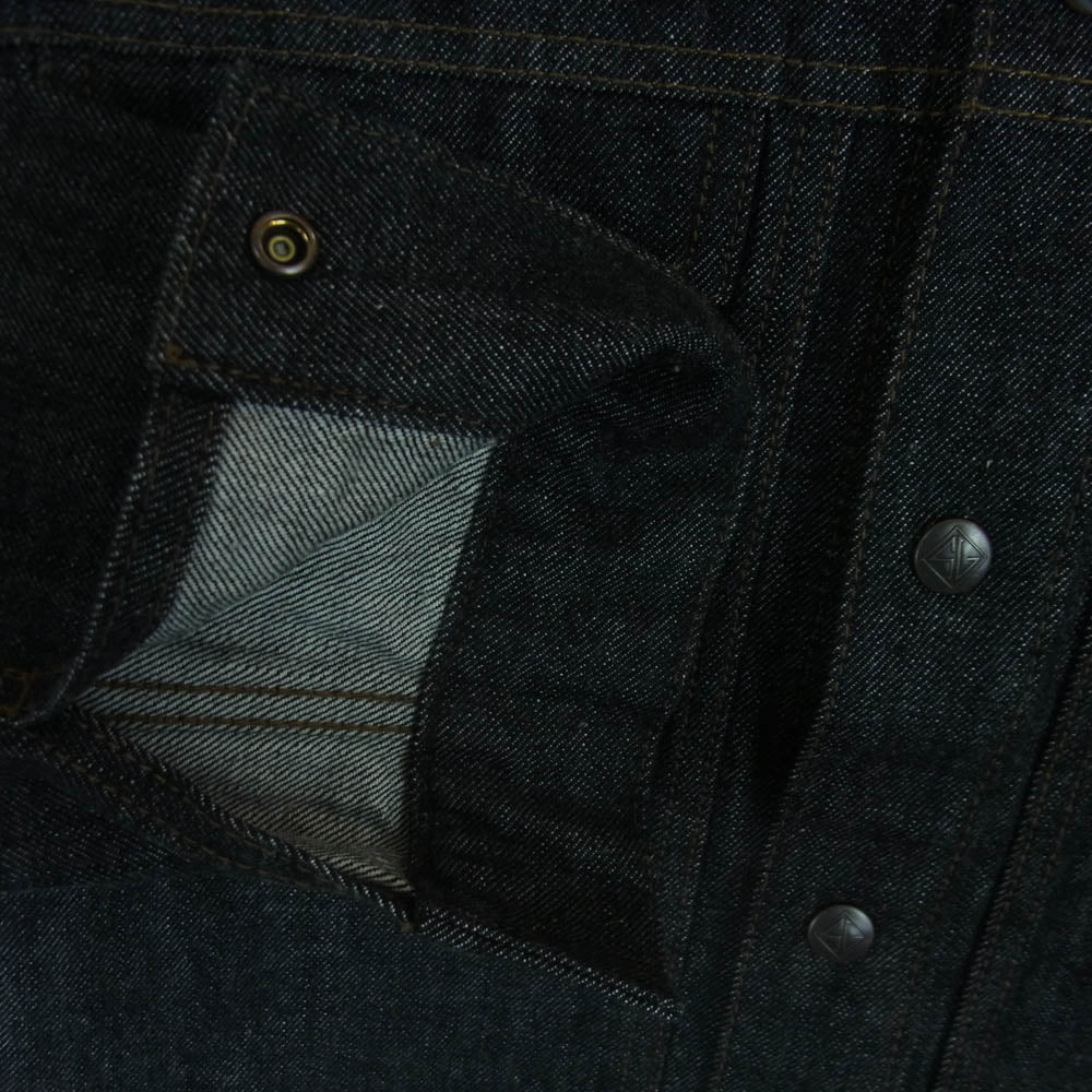 スタビライザージーンズ 46249 DENIM JACKET デニム ジャケット Gジャン インディゴブルー系 38【中古】