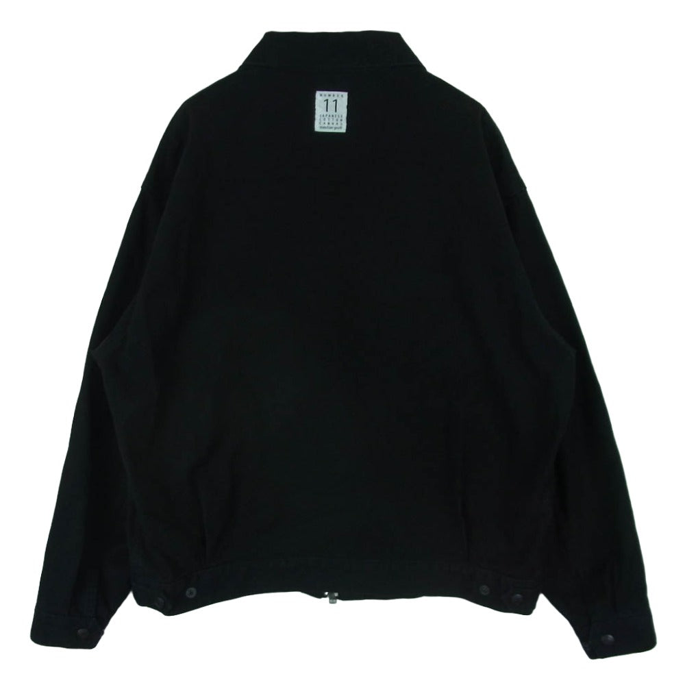スタビライザージーンズ 8-48CC Zip Up Jacket ダック生地 ダブルジップ ジップアップ ジャケット ブラック系 36【中古】