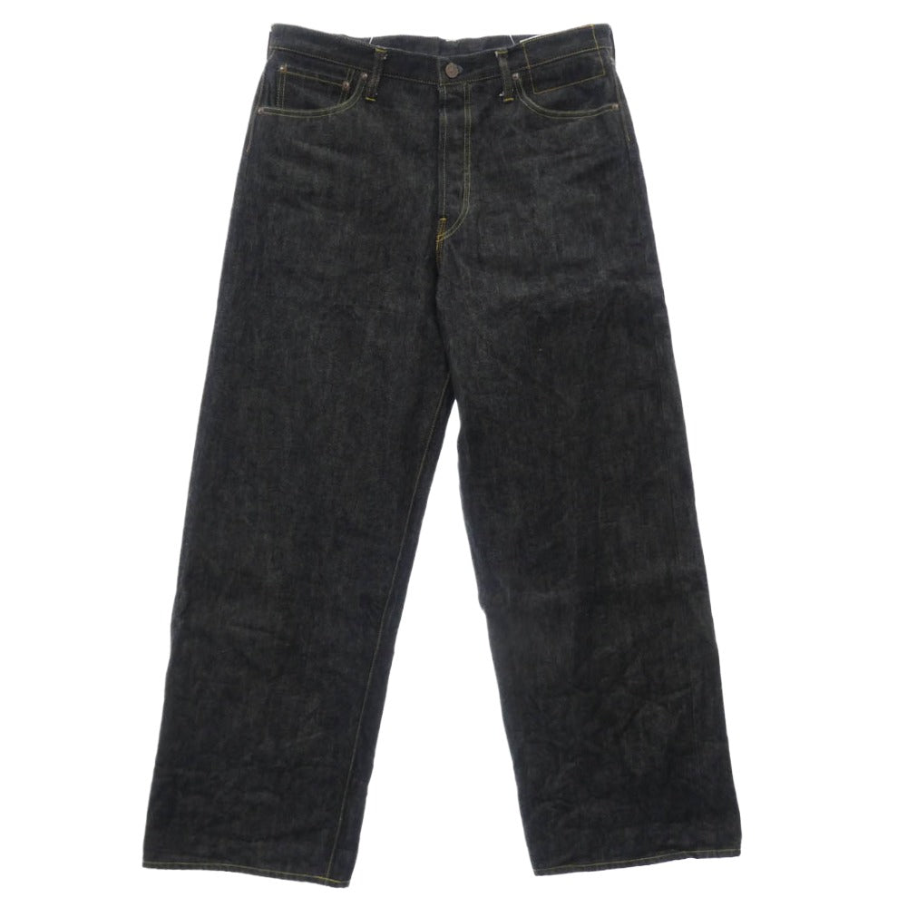 VISVIM ビズビム 25AW 0125205005002 SOCIAL SCULPTURE 01 EX WD RAW ワイド ジーンズ デニム パンツ ダークネイビー系 W34【美品】【中古】