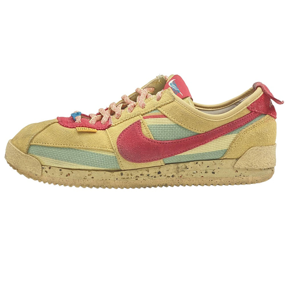 NIKE ナイキ DR1413-200 × UNION ユニオン Cortez Red Beige コルテッツ ローカット スニーカー ベージュ系 ピンク系 26.5cm【中古】