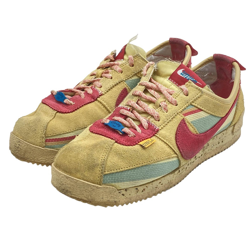 NIKE ナイキ DR1413-200 × UNION ユニオン Cortez Red Beige コルテッツ ローカット スニーカー ベージュ系 ピンク系 26.5cm【中古】