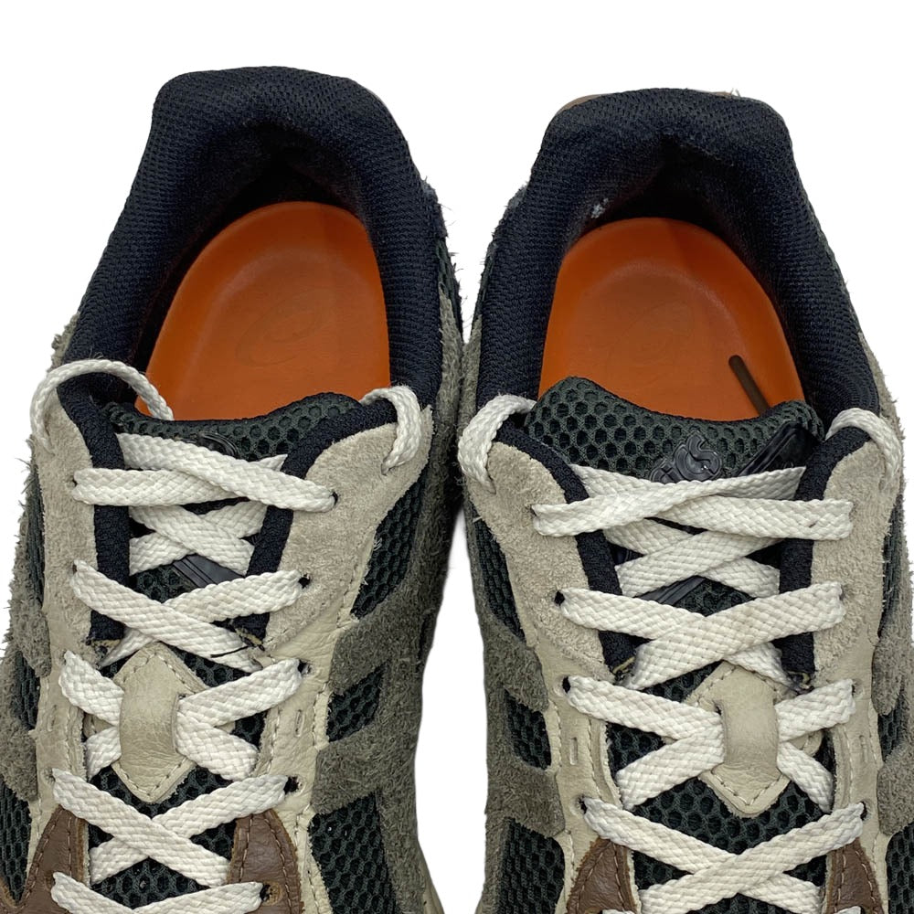 asics アシックス 1201A924 × HAL STUDIOS ハルスタジオ Gel-1130 MK-2 Forest ゲル1130 フォレスト ローカット スニーカー カーキ系 ブラウン系 26.5cm【中古】