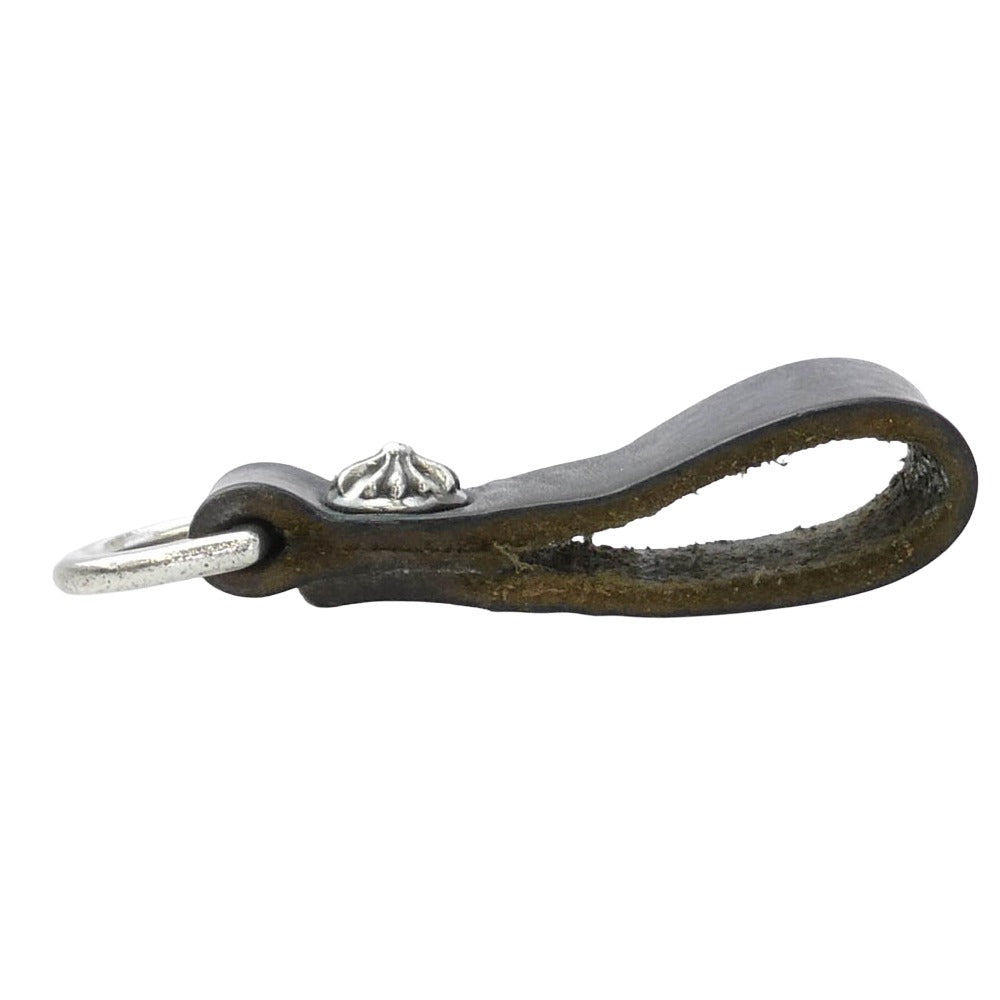 CHROME HEARTS クロムハーツ（原本無） BELT LOOP D RING クロスボールボタン Dカン ベルトループ ブラック系 シルバー系【中古】