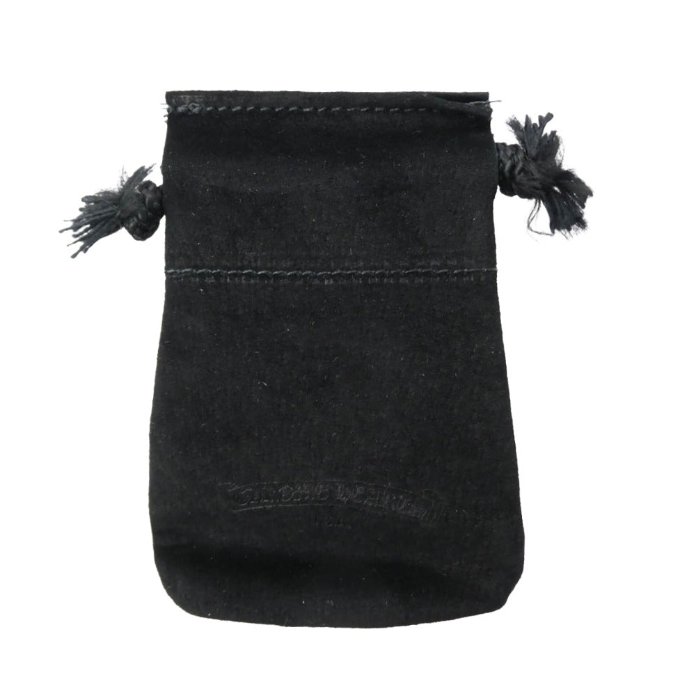 CHROME HEARTS クロムハーツ（原本無） VULCAN CROSS SM LB バルカンクロス スモール レザーブレード ネックレス ブラック系 シルバー系【中古】