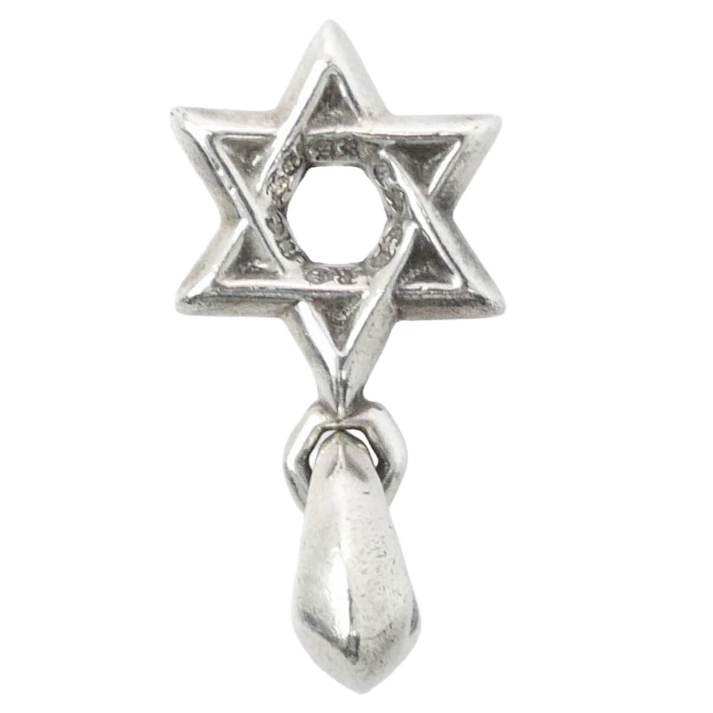 CHROME HEARTS クロムハーツ（原本無） STAR OF DAVID CHARM スターオブダビデ チャーム ペンダントトップ シルバー系【中古】