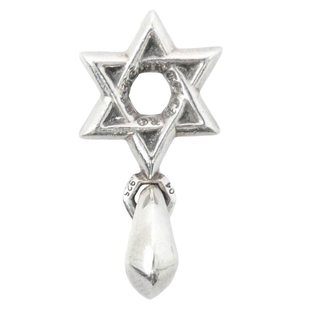 CHROME HEARTS クロムハーツ（原本無） STAR OF DAVID CHARM スターオブダビデ チャーム ペンダントトップ シルバー系【中古】