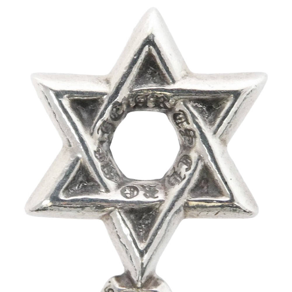 CHROME HEARTS クロムハーツ（原本無） STAR OF DAVID CHARM スターオブダビデ チャーム ペンダントトップ シルバー系【中古】