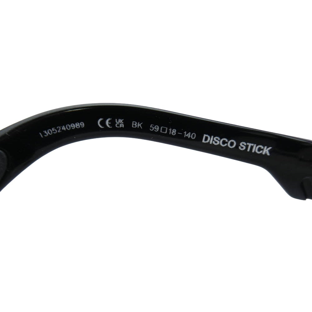 CHROME HEARTS クロムハーツ（原本無） レザー アイウェアケース付属 DISCO STICK フローラルクロステンプル サングラス ブラック系 59□18-140【中古】