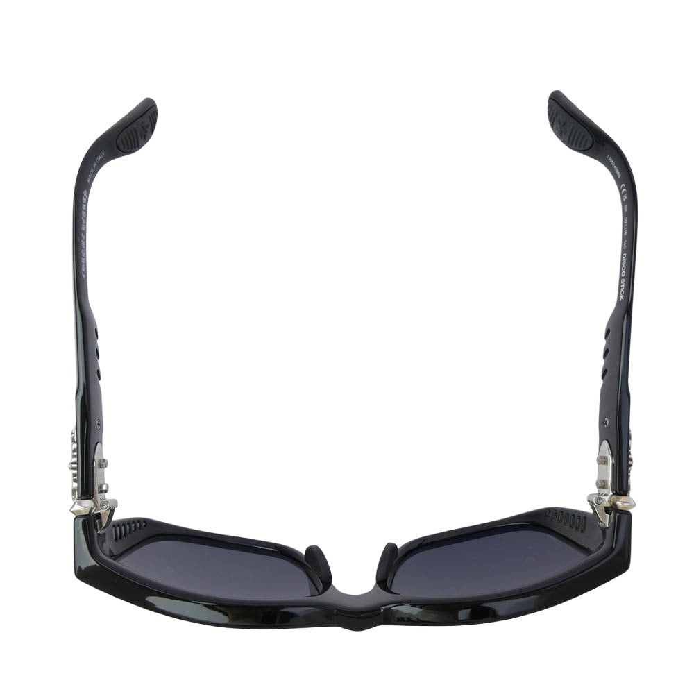 CHROME HEARTS クロムハーツ（原本無） レザー アイウェアケース付属 DISCO STICK フローラルクロステンプル サングラス ブラック系 59□18-140【中古】