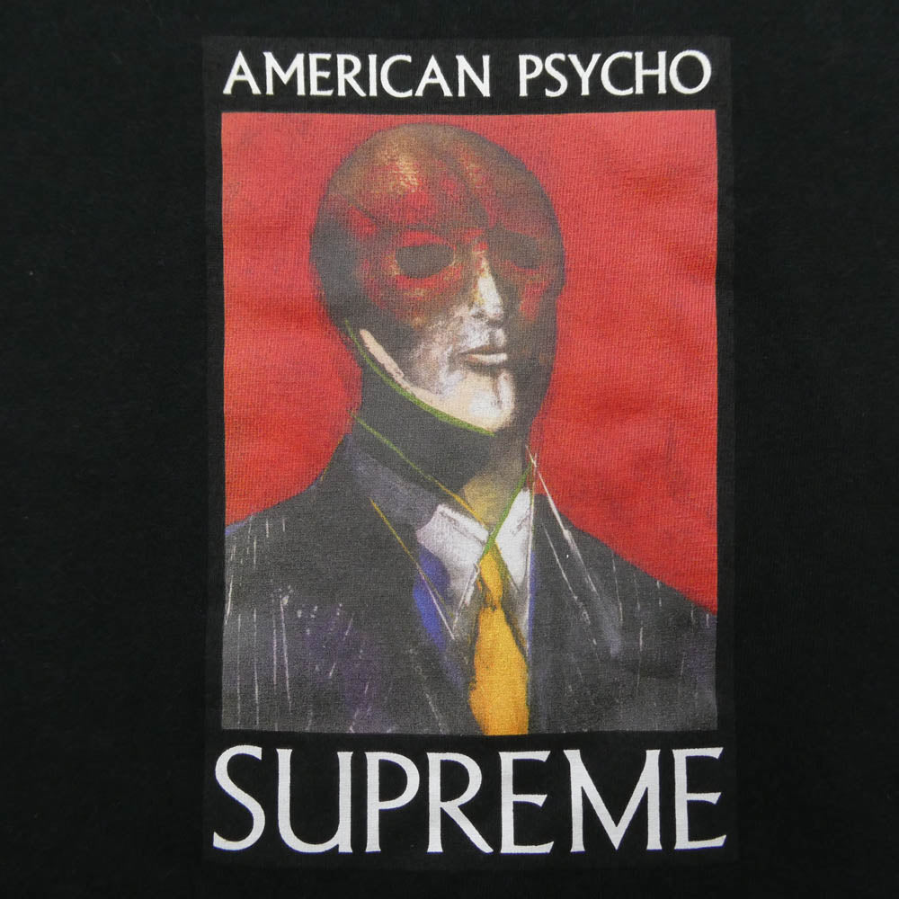 23AW AMERICAN PSYCHO SUPREME Tシャツ Mサイズ 黒 Supreme シュプリーム 23AW American Psycho Tee アメリカン サイコ