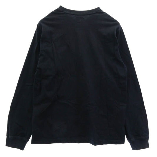 Supreme シュプリーム 21SS Small Box L/S Tee スモール ボックス 長袖 Tシャツ カットソー ダークネイビー系 S【中古】
