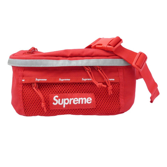 Supreme シュプリーム 24AW Waist Bag ウエスト ショルダー バッグ レッド系 27×13.5×10cm【中古】