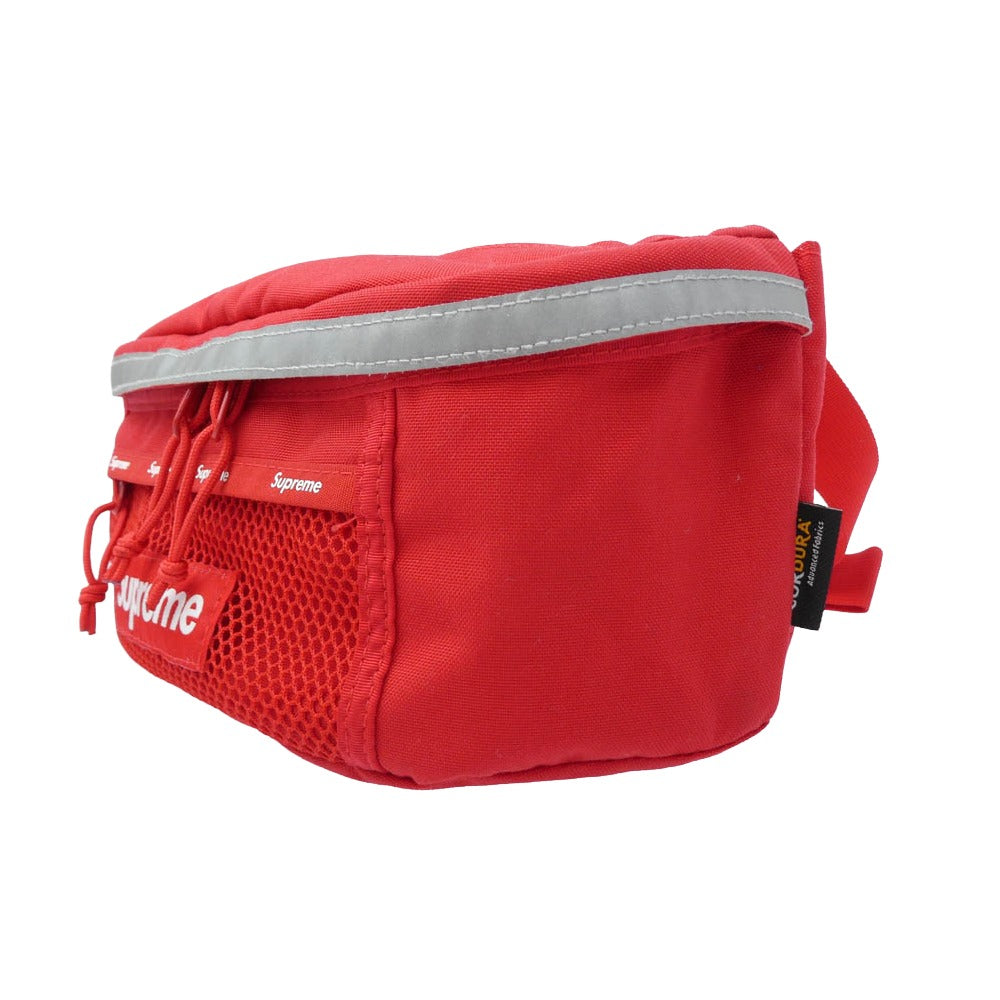 Supreme シュプリーム 24AW Waist Bag ウエスト ショルダー バッグ レッド系 27×13.5×10cm【中古】