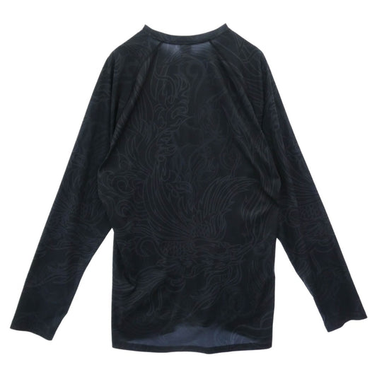 Supreme シュプリーム 22AW Base Layer L/S Top ベース レイヤー 長袖 カットソー ネイビー系 ダークグレー系 L【中古】