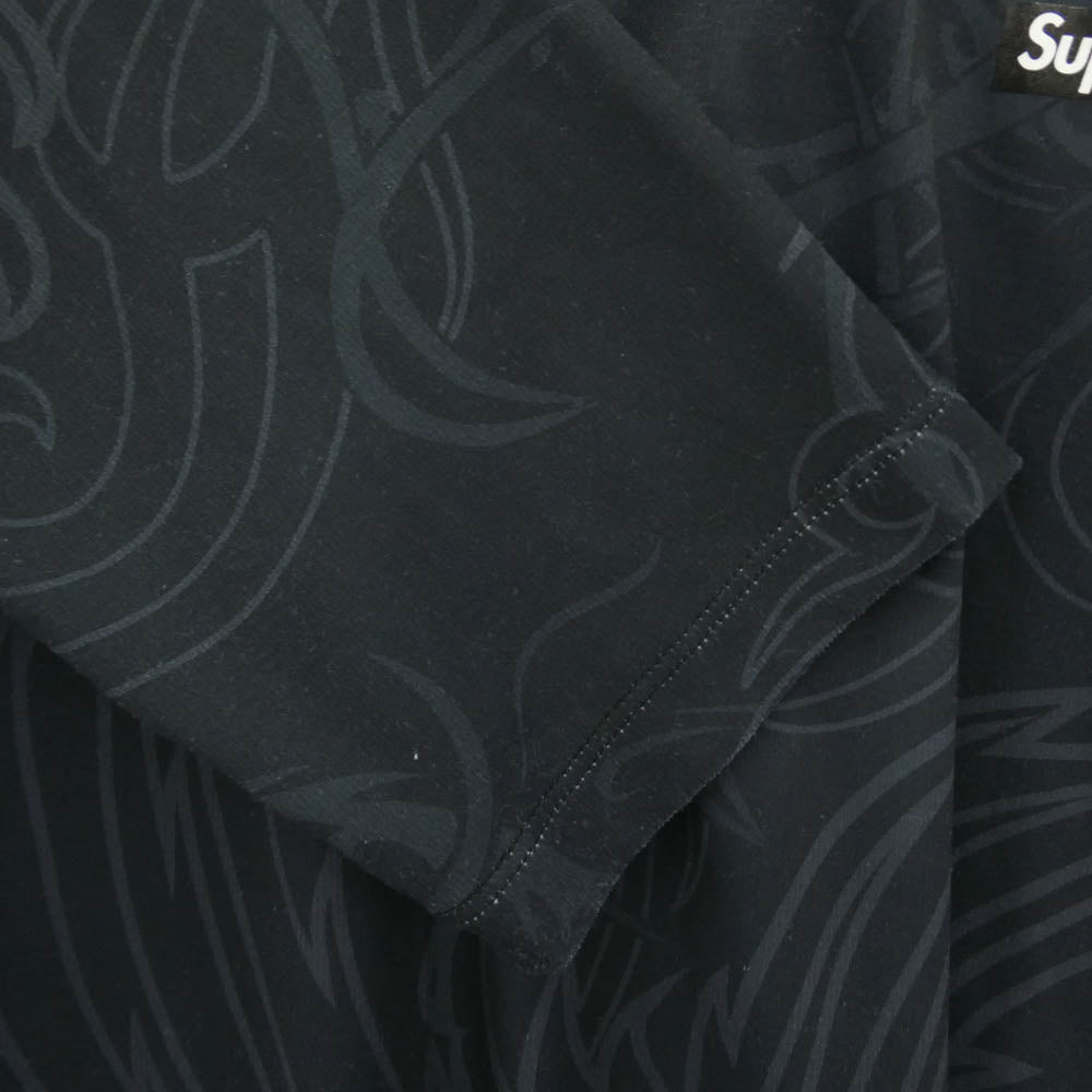 Supreme シュプリーム 22AW Base Layer L/S Top ベース レイヤー 長袖 カットソー ネイビー系 ダークグレー系 L【中古】