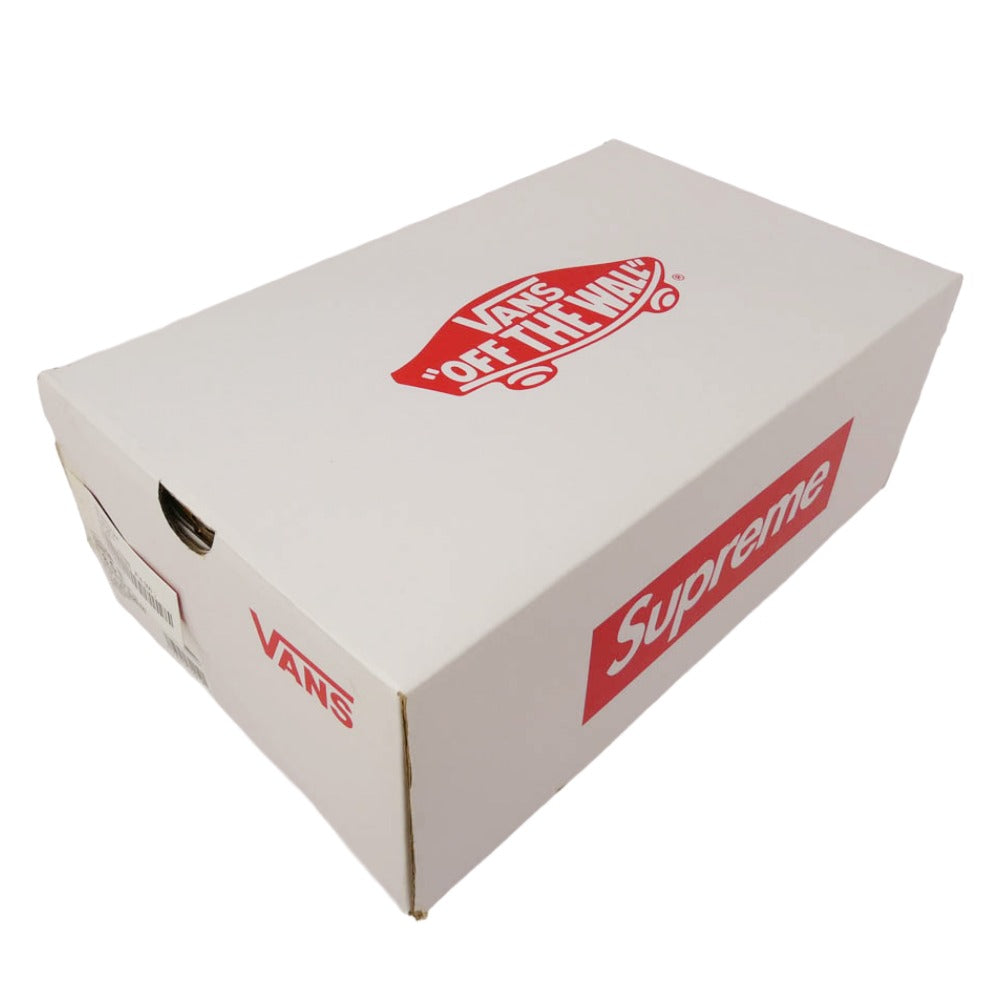 Supreme シュプリーム 23AW Leopard Old Skool Black レオパード オールドスクール ブラック スエード ハラコ スニーカー ブラック系 26.5cm【美品】【中古】