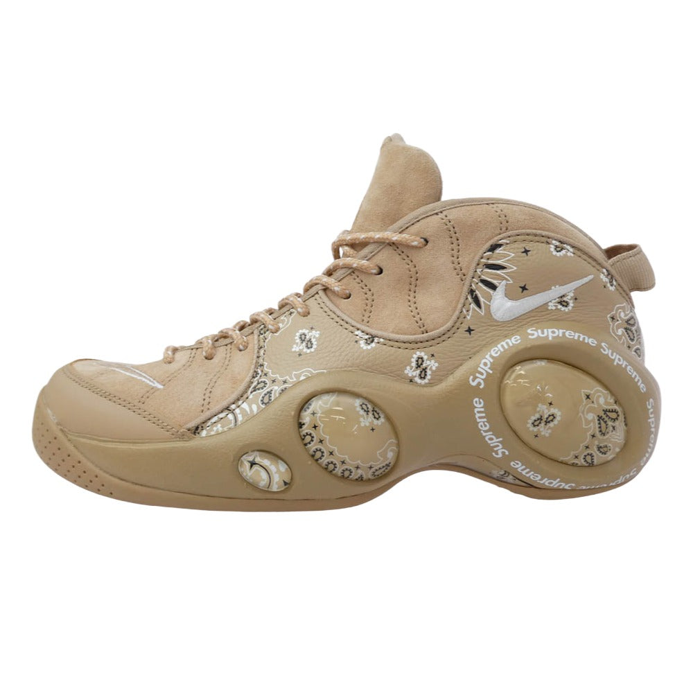 Supreme シュプリーム 22SS DJ8604-200 Air Zoom Flight 95 SP Hemp White エア ズーム フライト 95 SP ヘンプ ホワイト スニーカー ベージュ系 26cm【中古】