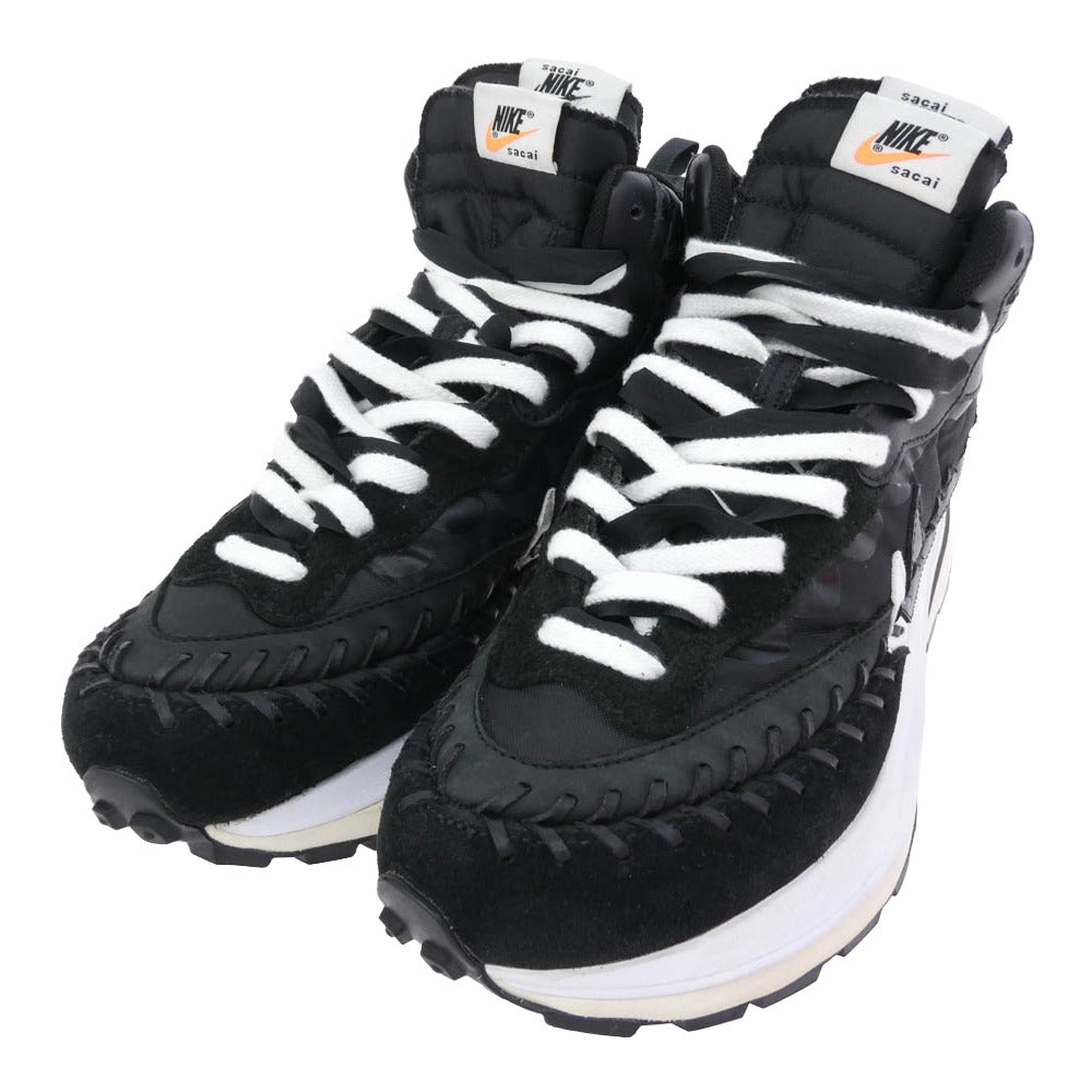 NIKE ナイキ Sacai サカイ DH9186-001 x Jean-Paul Gaultier Vapor Waffle Black Black White ジャンポール・ゴルチエ ヴェイパー ワッフル ブラック スニーカー ブラック系 26.5cm【中古】