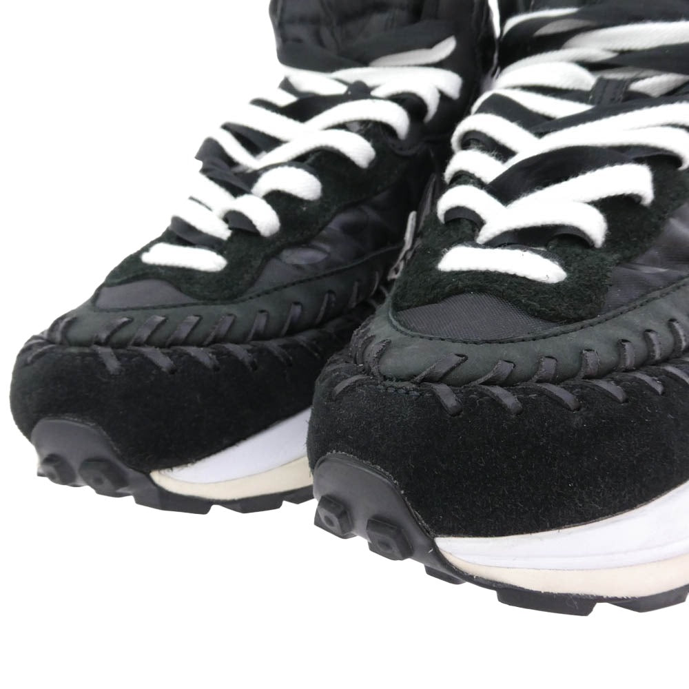 NIKE ナイキ Sacai サカイ DH9186-001 x Jean-Paul Gaultier Vapor Waffle Black Black White ジャンポール・ゴルチエ ヴェイパー ワッフル ブラック スニーカー ブラック系 26.5cm【中古】