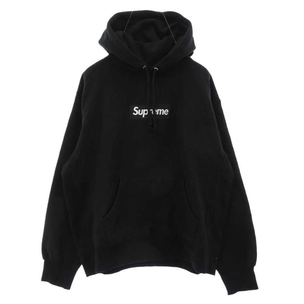 Supreme シュプリーム 23AW Box Logo Hooded Sweatshirt ボックスロゴ スウェットシャツ フーディー パーカー ブラック系 S【中古】