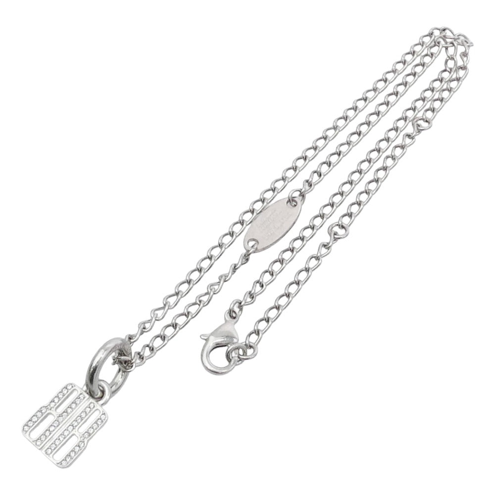 BALENCIAGA バレンシアガ 848461 TZC3S Nano ナノ スリム チェーン ネックレス シルバー系【中古】
