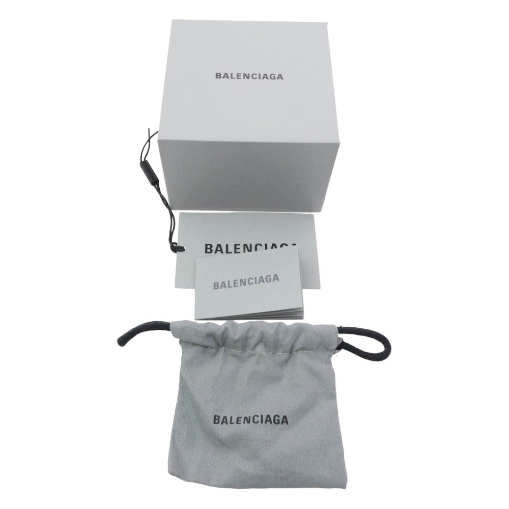 BALENCIAGA バレンシアガ 848461 TZC3S Nano ナノ スリム チェーン ネックレス シルバー系【中古】