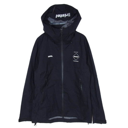 F.C.R.B. エフシーアールビー 23SS FCRB-230003 3LAYER WARM UP JACKET マウンテンパーカー ジップアップ　ジャケット ブラック系 M【中古】